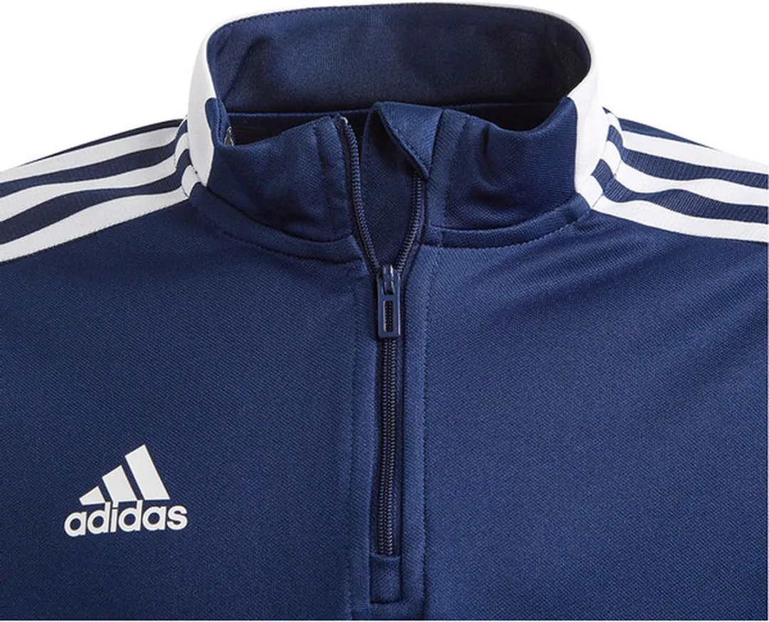 Adidas Tiro 21 Ziptop Kindertrui 116 - Marine