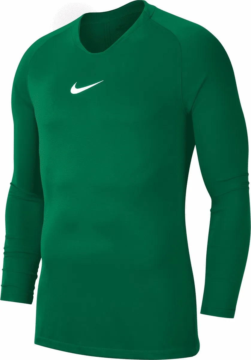 Nike Park First Layer Shirt Lange Mouw Heren - Groen M