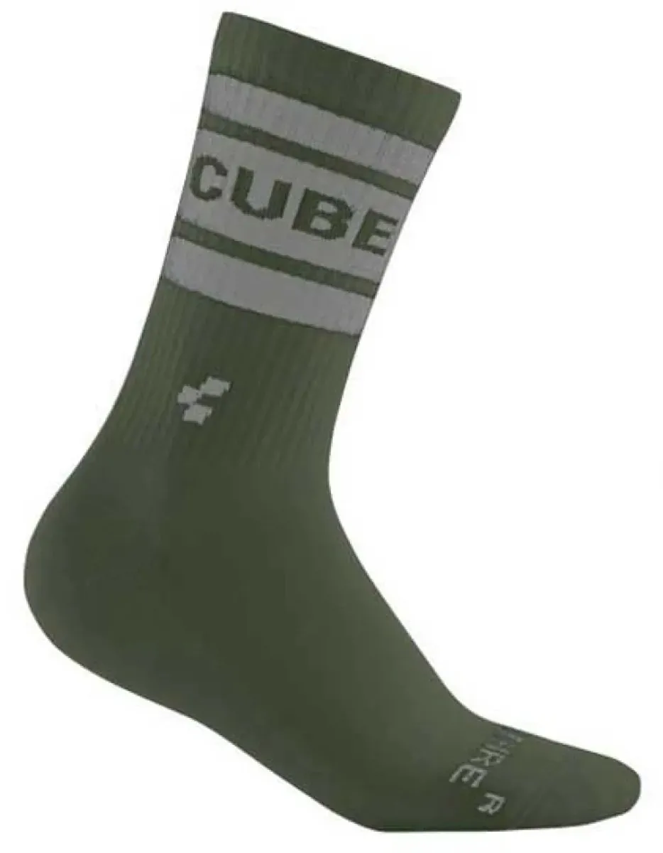 Cube After Race High Cut Sokken - Olive - 40-43