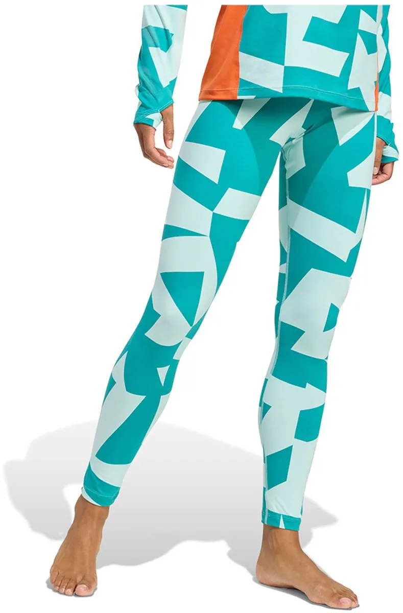 Adidas Terrex Multi Synthetic Base Layer Legging XS - Turquoise