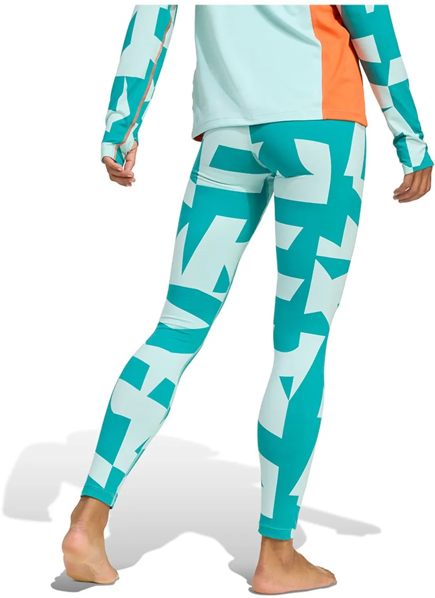 Adidas Terrex Multi Synthetic Base Layer Legging XS - Turquoise