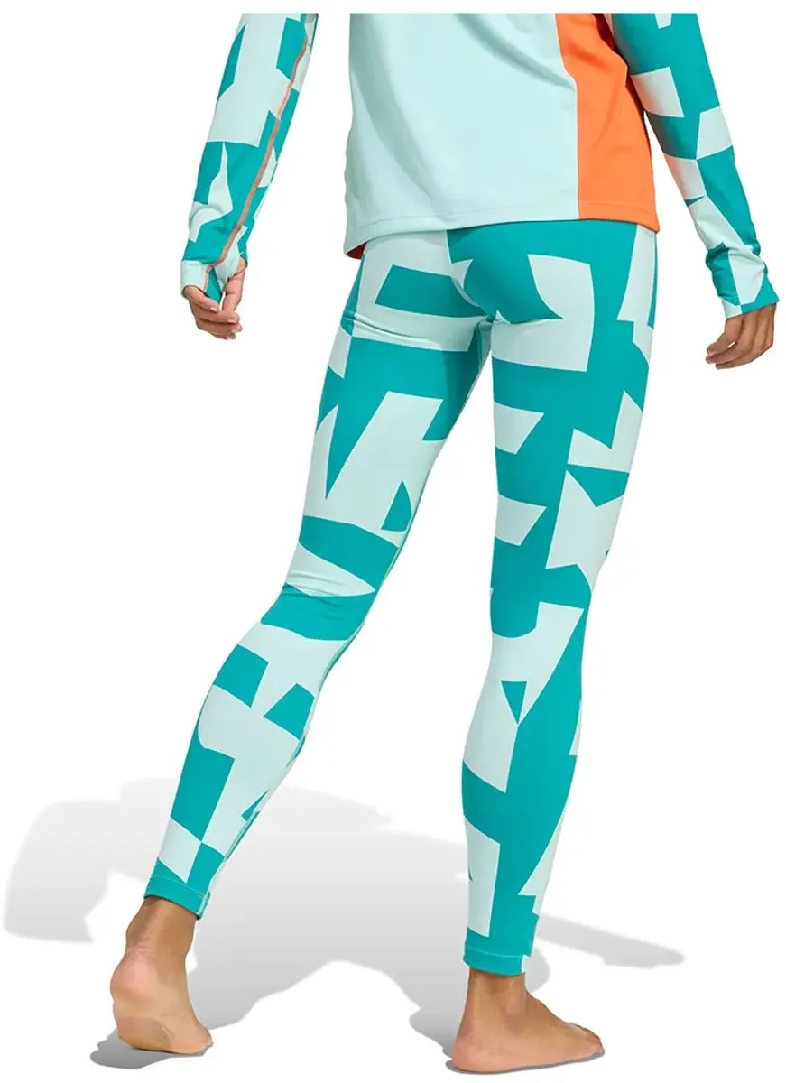 Adidas Terrex Multi Synthetic Base Layer Legging XS - Turquoise