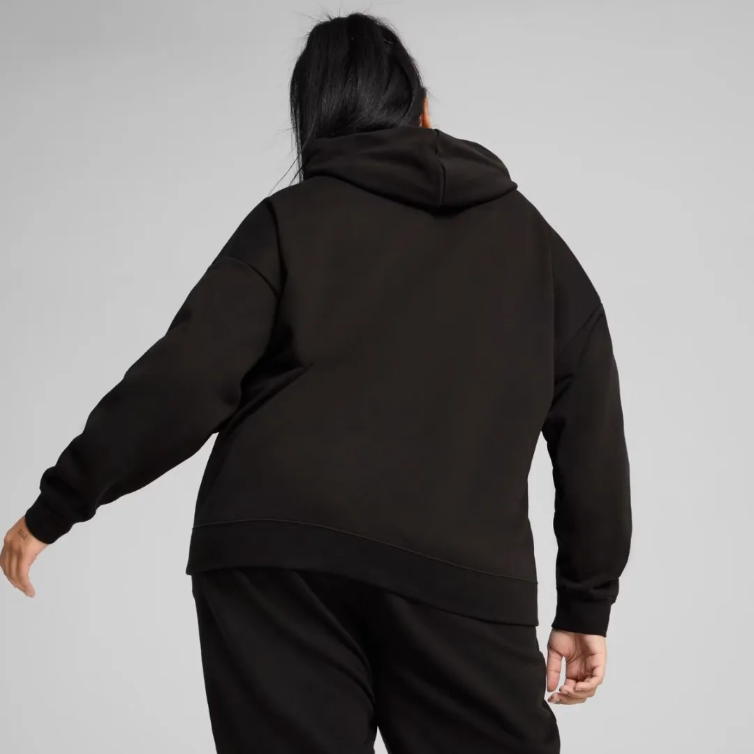 PUMA ESS Comfort Hoodie FL Dames - Zwart - Maat S