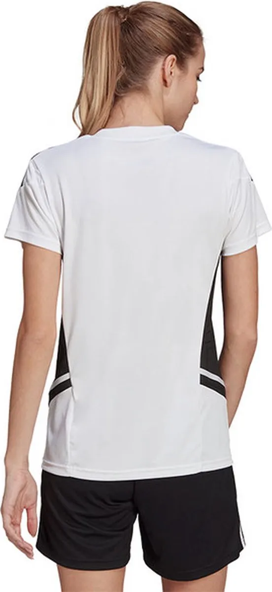 adidas Condivo 22 Training Shirt Dames HA6288 - XS - Wit/Zwart