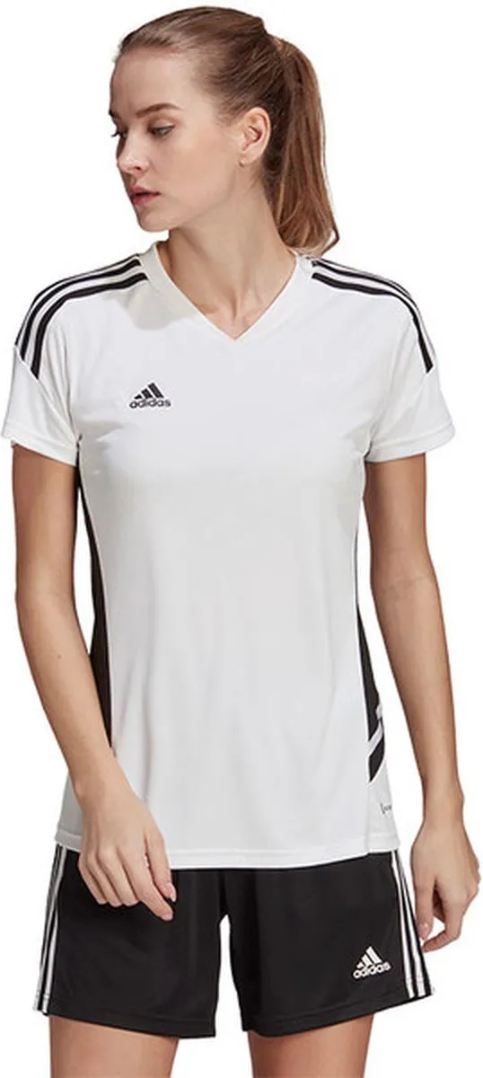 adidas Condivo 22 Training Shirt Dames HA6288 - XS - Wit/Zwart