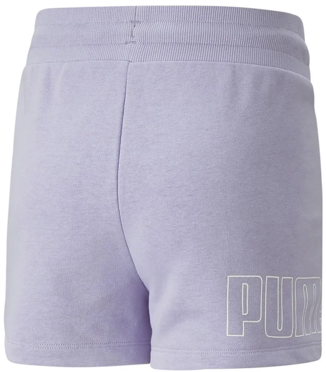 PUMA Power High Korte Broek - 3-4 jaar - Paars