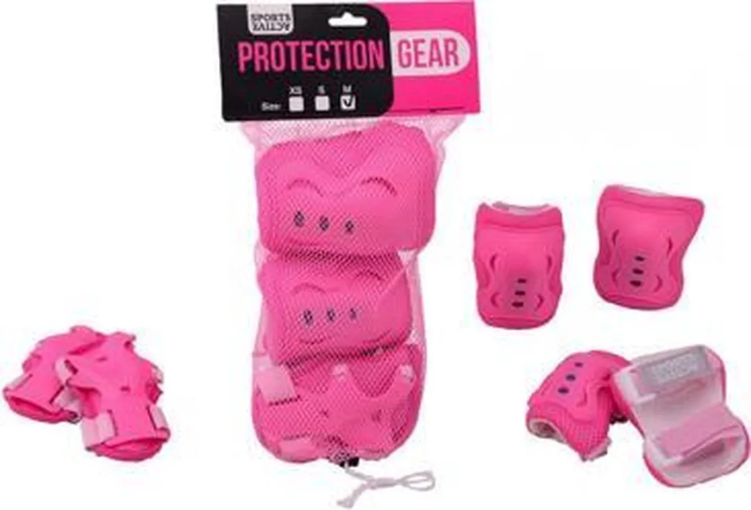 Johntoy Beschermset Sports Active Meisjes Roze M