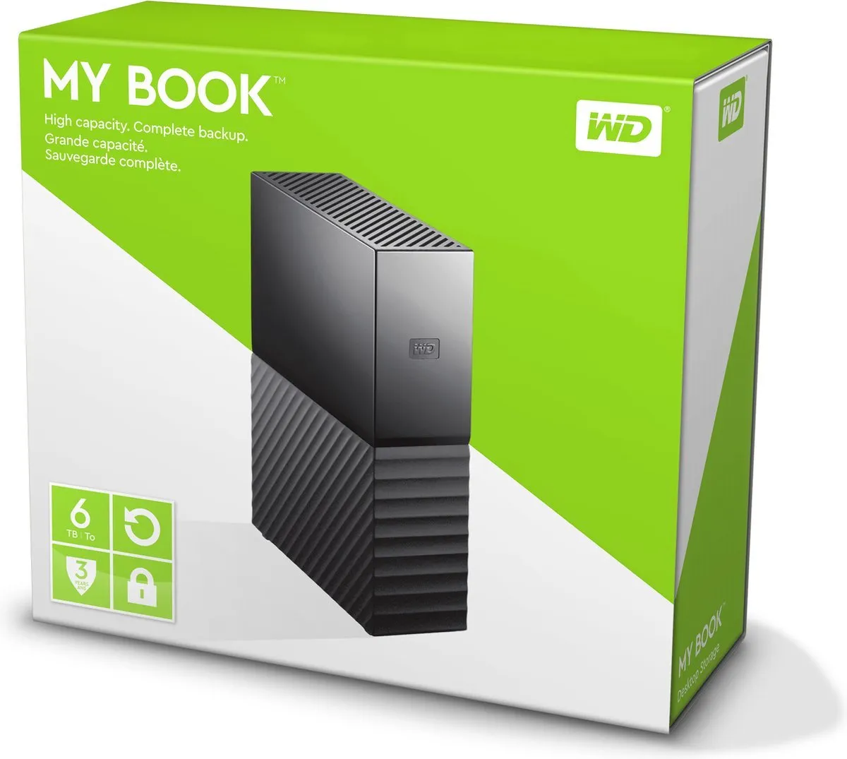 Western Digital My Book WDBFBE0360JBK-EESN Externe Harde Schijf 22TB - Zwart