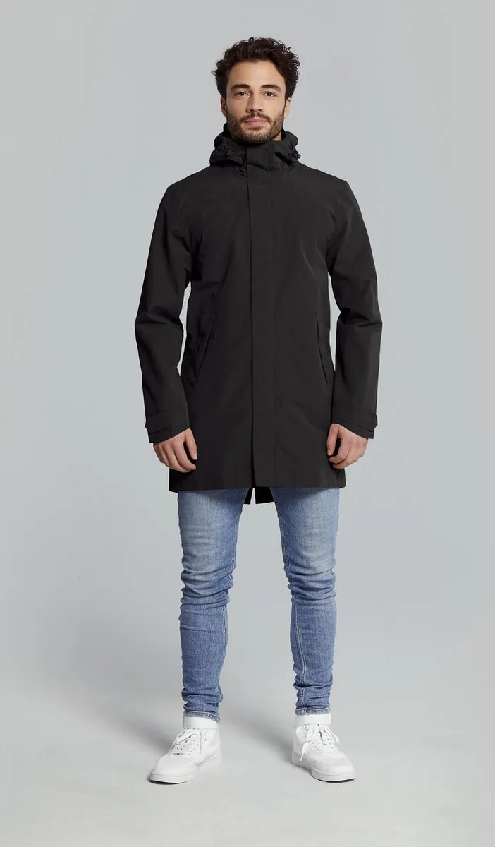 Basil Mosse Heren Regenjas L - Jet Black