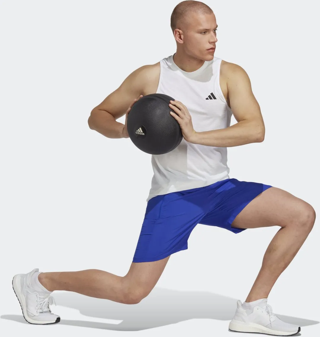 adidas Performance Train Essentials Feelready Mouwloos Shirt L - Wit
