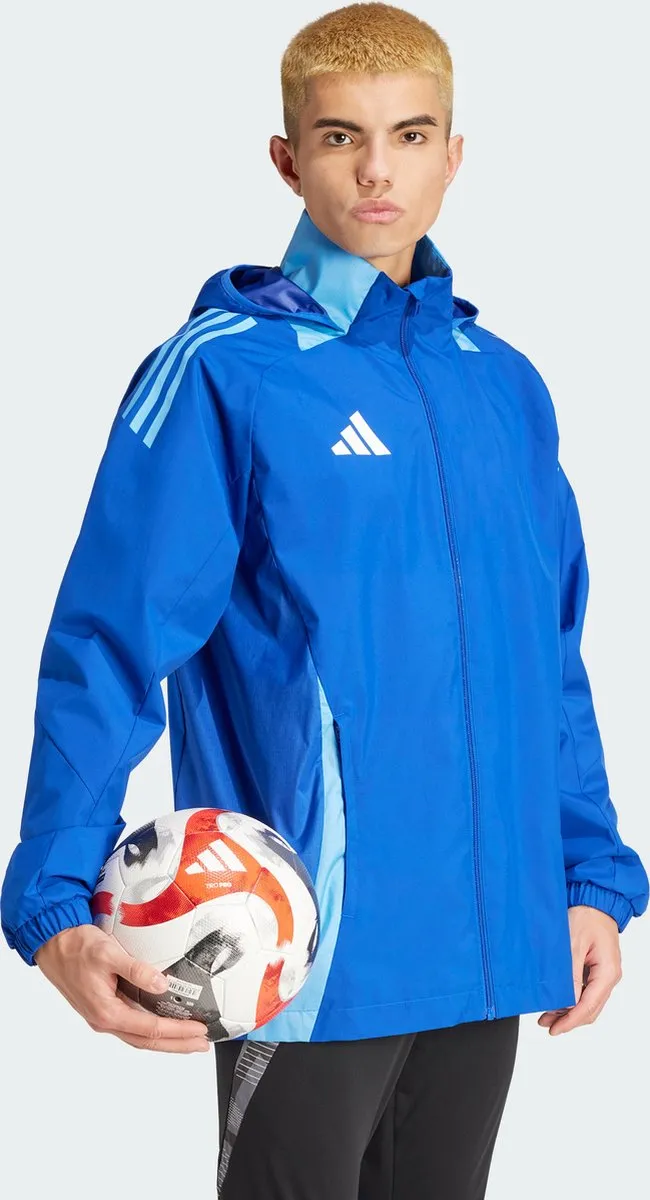adidas Performance Tiro 24 Competition All-Weather Jack - Heren - Blauw - 2XL
