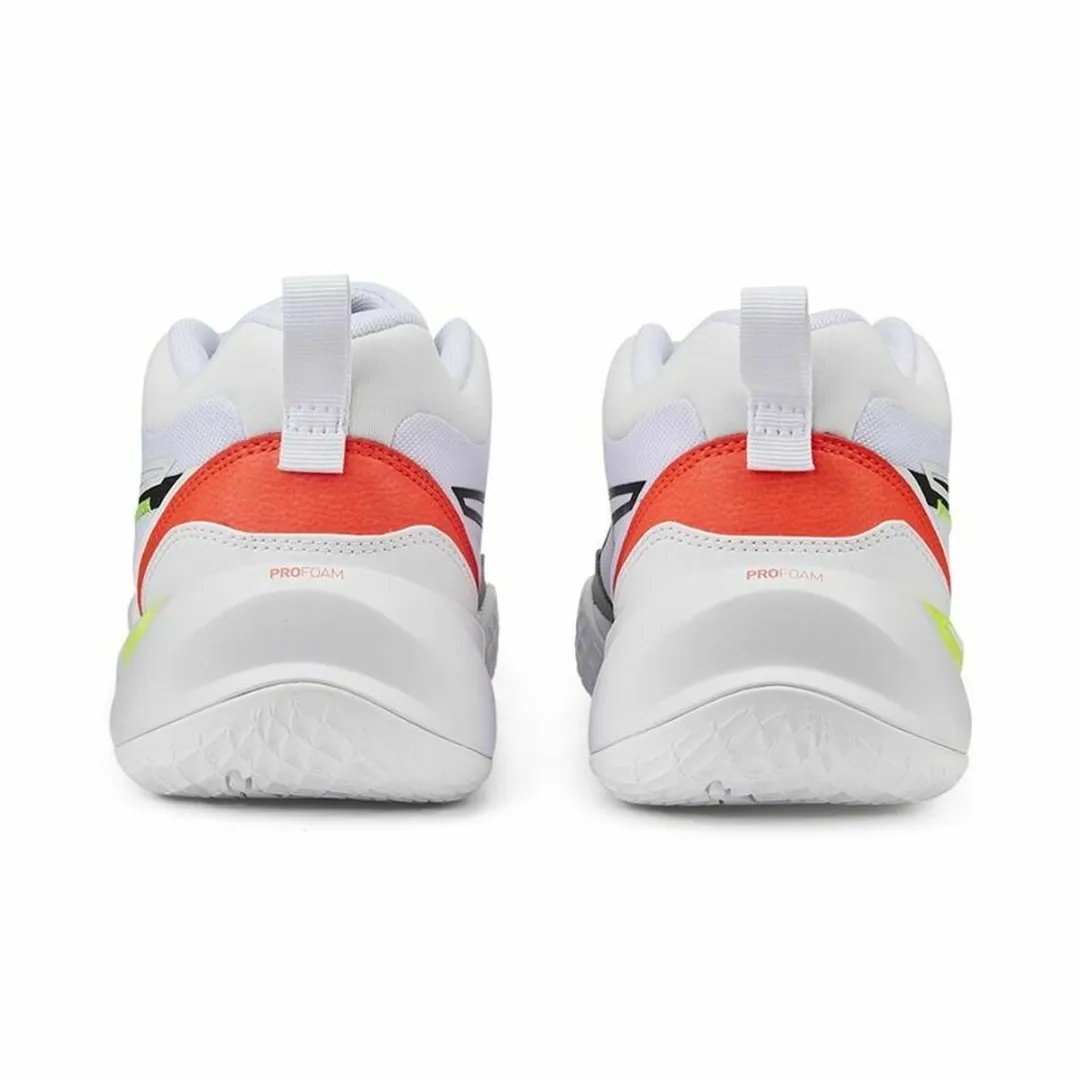 PUMA Playmaker Pro Basketbalschoenen 45 - Wit - afbeelding 3 van 6