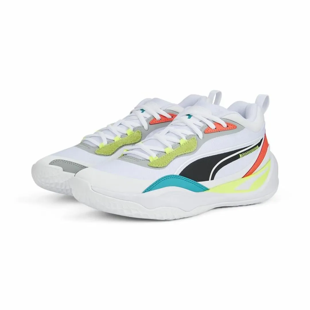 PUMA Playmaker Pro Basketbalschoenen 45 - Wit - afbeelding 2 van 6