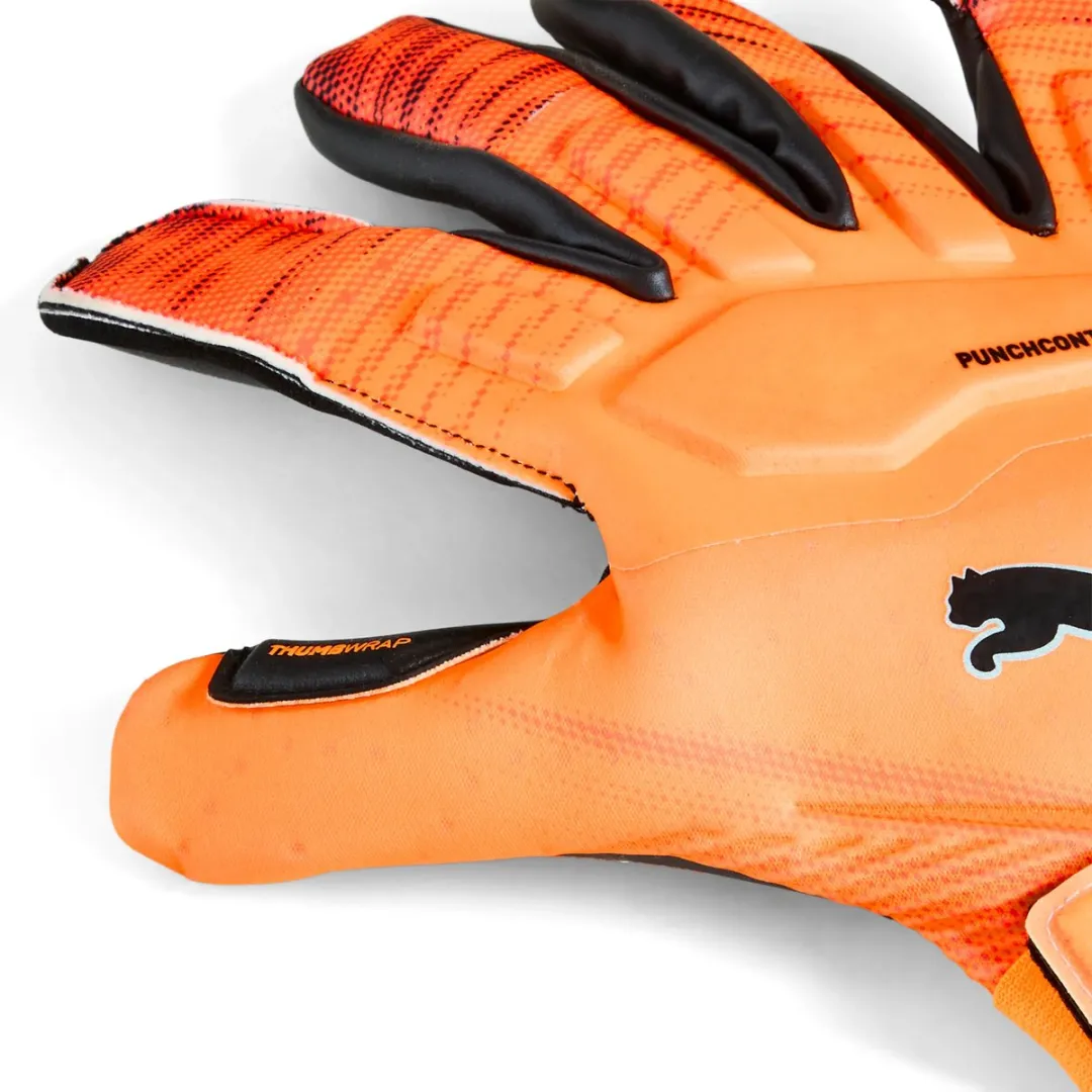 PUMA Ultra Ultimate Hybrid Keepershandschoenen - Maat 10 - Fluoro Oranje/Rood
