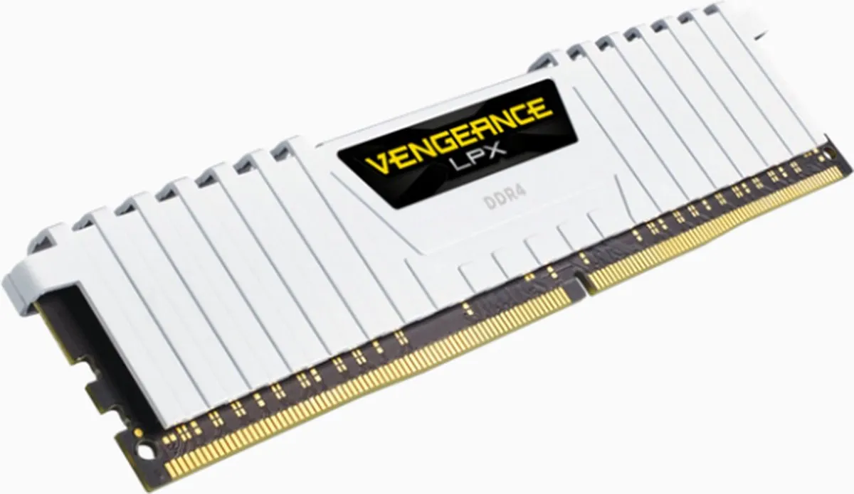 Corsair Vengeance LPX CMK32GX4M2E3200C16W DDR4 RAM - 32GB (2x16GB) Wit