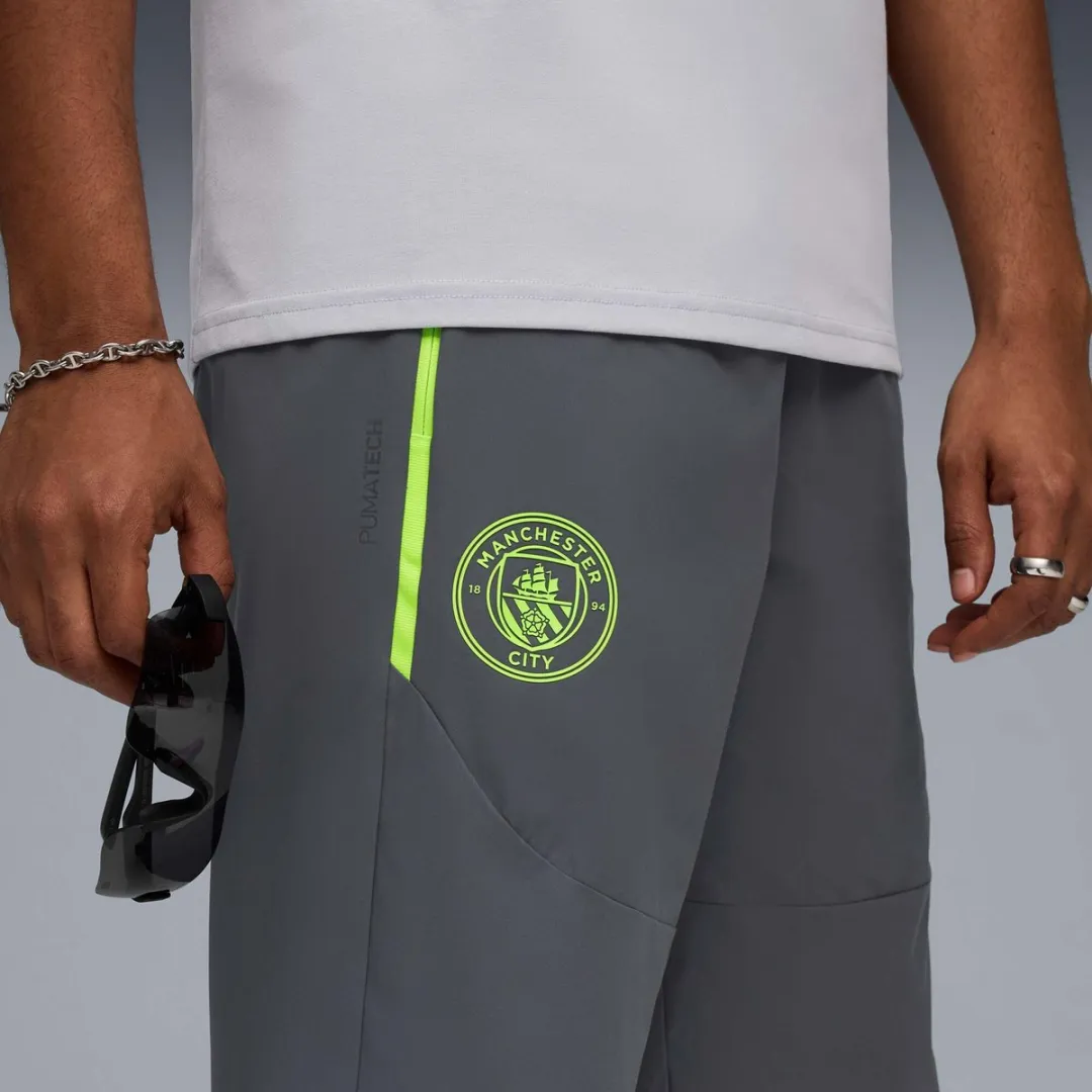 PUMA Manchester City Trainingsbroek 2025/26 - XS - Grijs