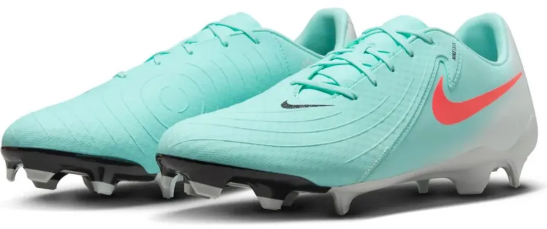 Nike Phantom GX II Academy FG/MG Voetbalschoenen - 43 - Mint/Blauw