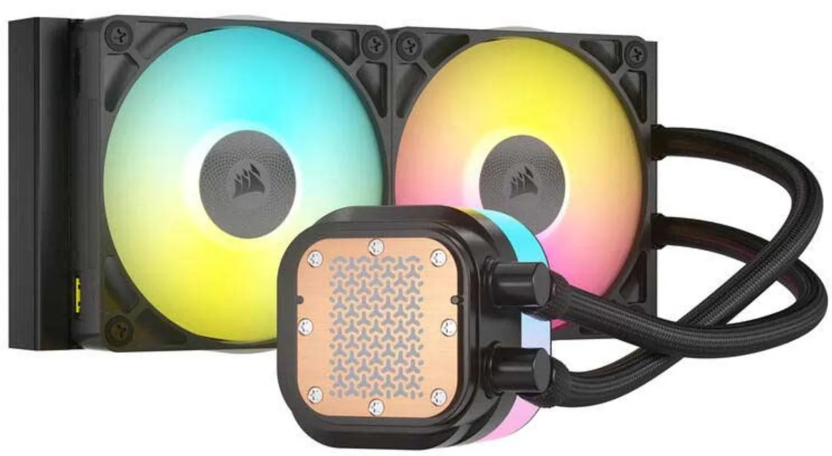 Corsair iCUE Link TITAN 240 RX RGB CPU Koeler - 240mm - 2x RX120 RGB - Zwart