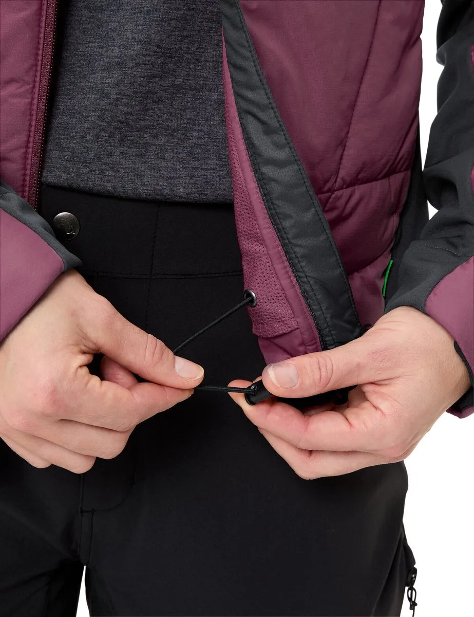 Vaude Minaki Jacket IV Dames Fietsjack - Winddicht - Cassis - XL