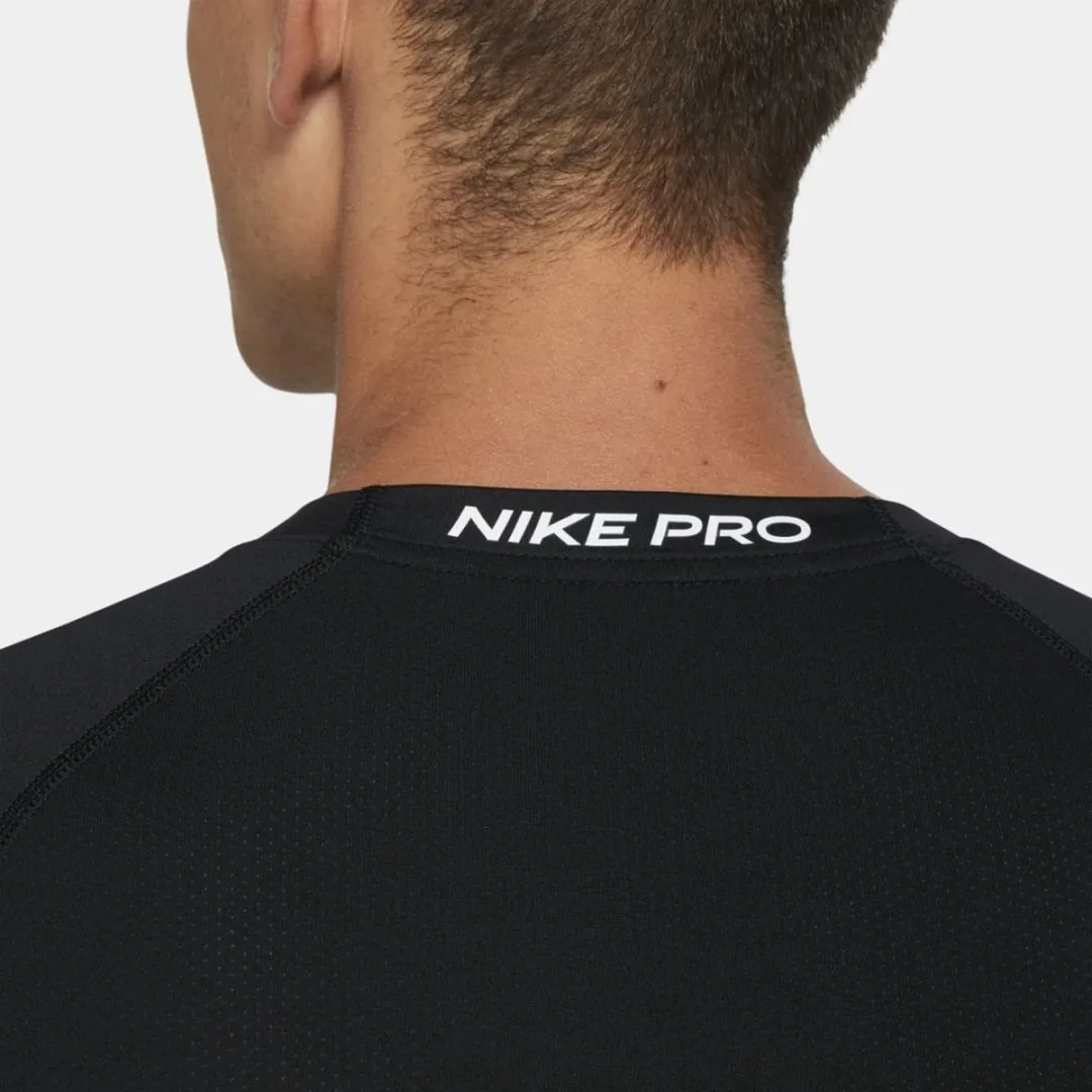 Nike Pro Dri-FIT Sportshirt DD1992-010 - XXL - Zwart