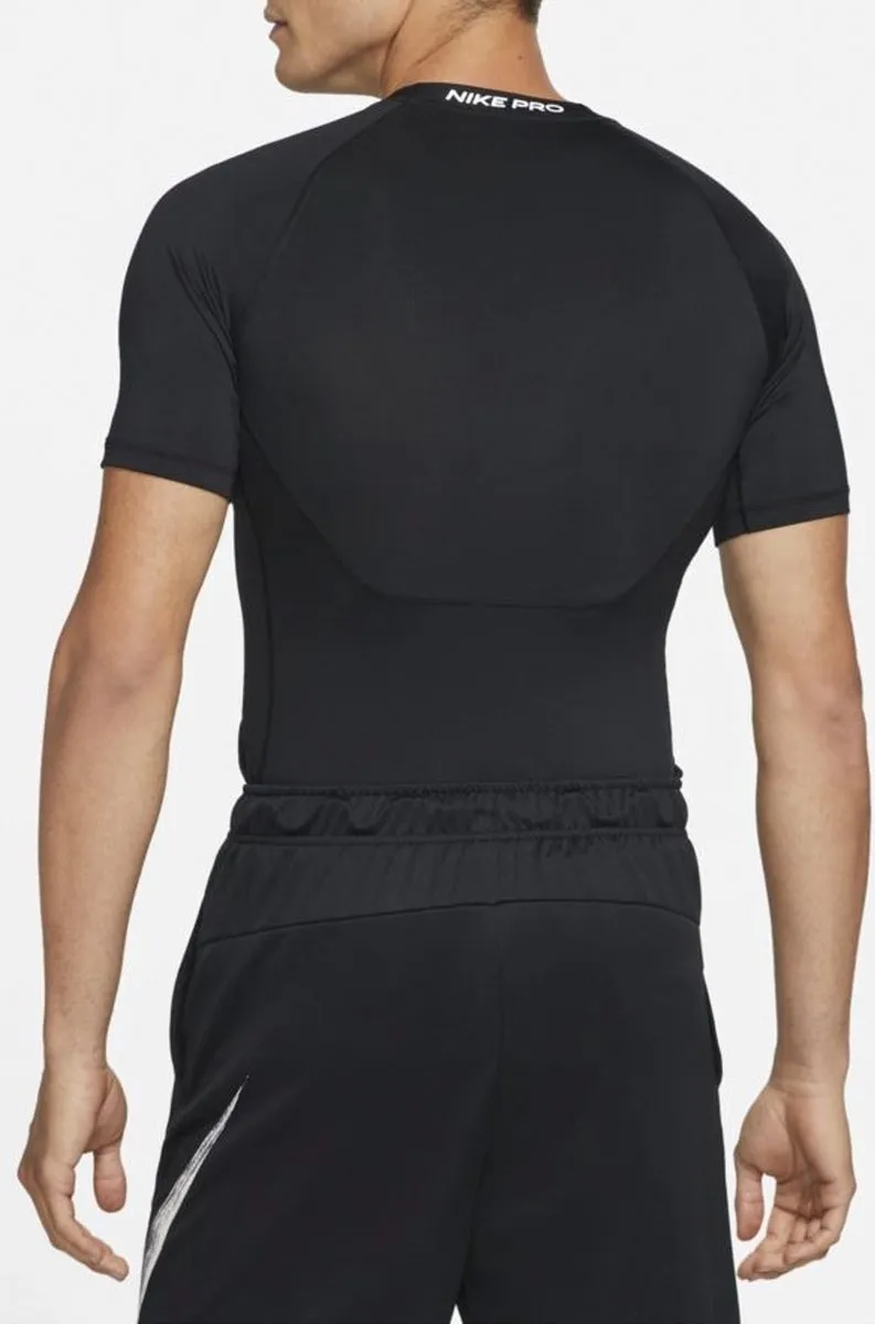 Nike Pro Dri-FIT Sportshirt DD1992-010 - XXL - Zwart