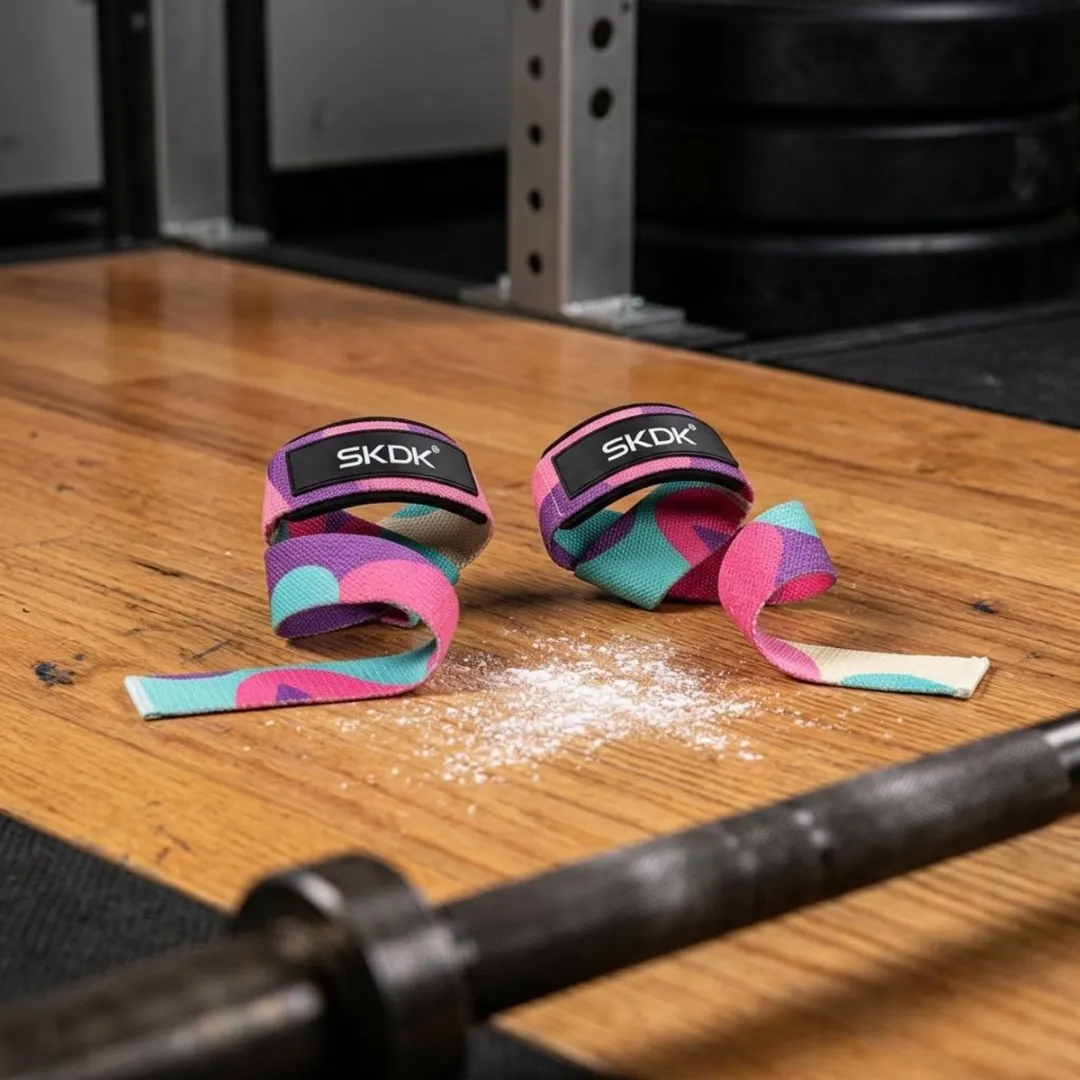 NUVEX Camouflage Fitness Straps - Paars Roze Turquoise - One Size