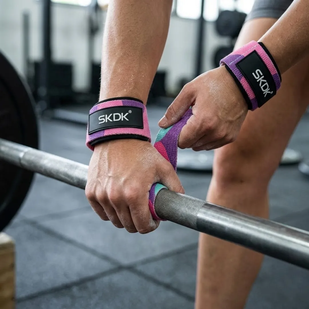 NUVEX Camouflage Fitness Straps - Paars Roze Turquoise - One Size