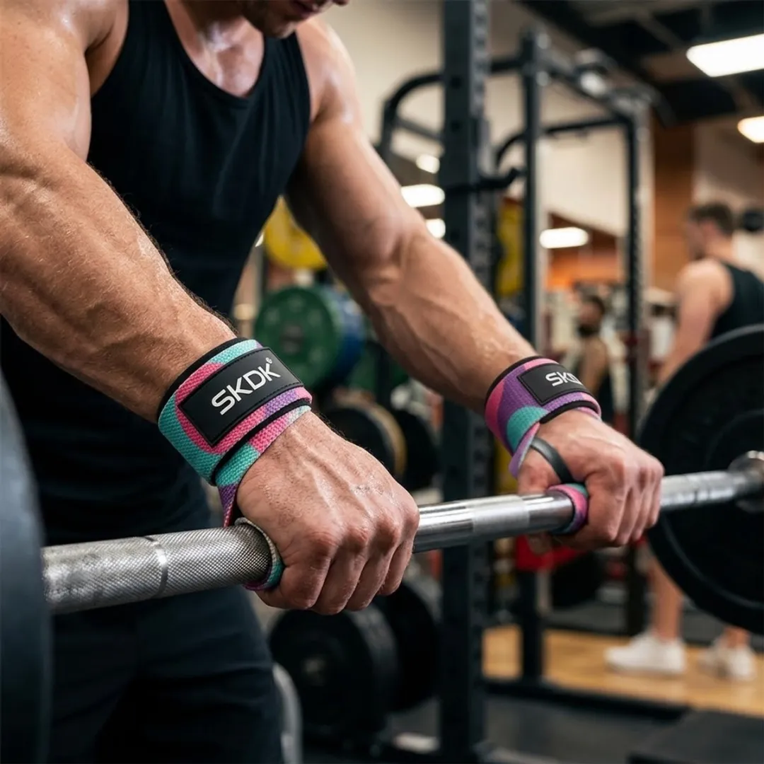 NUVEX Camouflage Fitness Straps - Paars Roze Turquoise - One Size