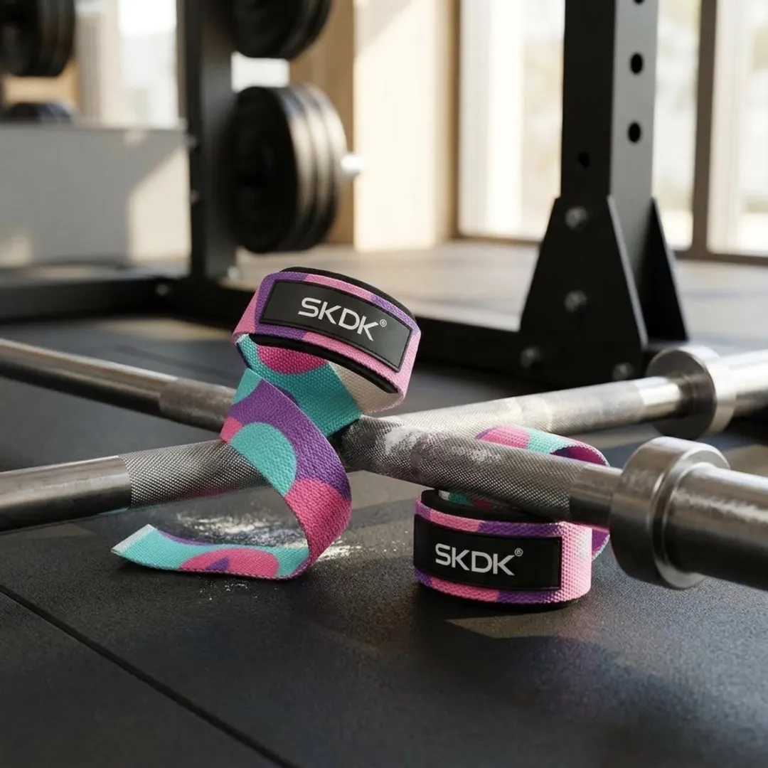 NUVEX Camouflage Fitness Straps - Paars Roze Turquoise - One Size