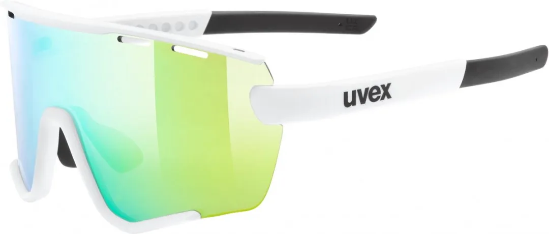 Uvex Sportstyle 236 Fietsbril - Gele lenzen - Black Yellow Mat