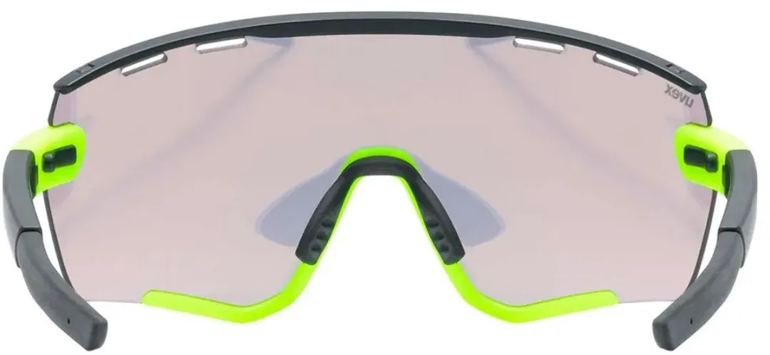 Uvex Sportstyle 236 Fietsbril - Gele lenzen - Black Yellow Mat
