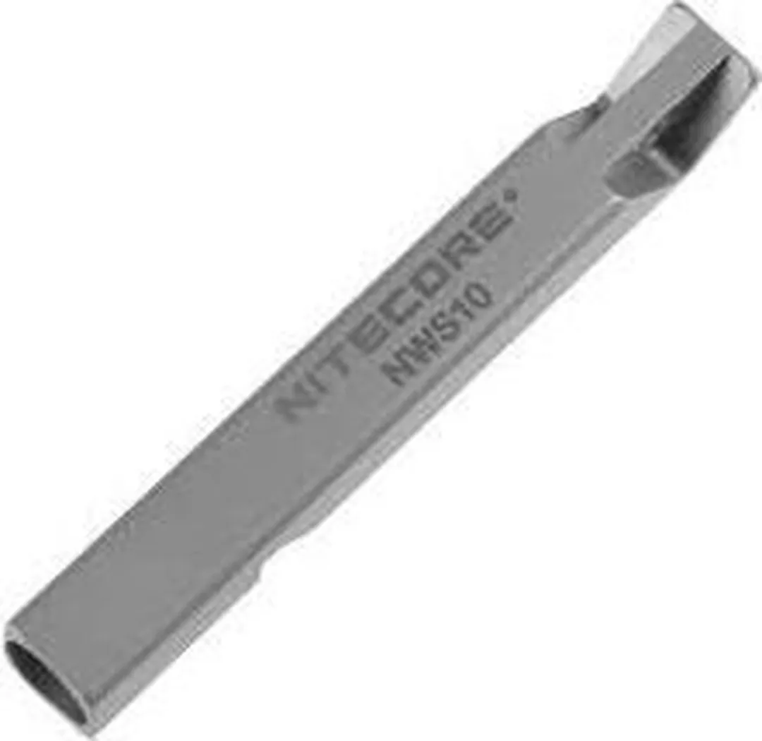 Nitecore NWS10 Fluitje - Zilver