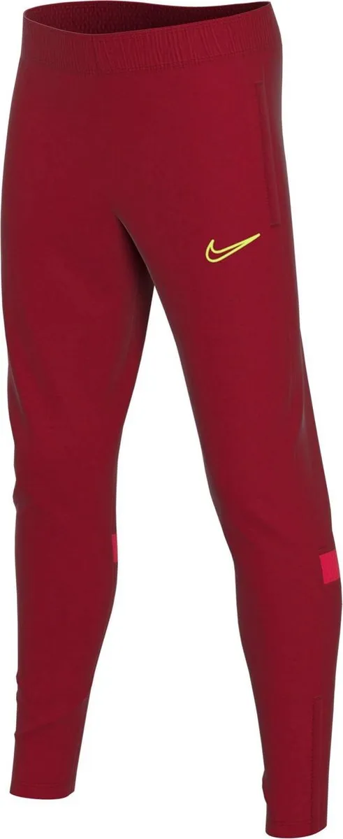 Nike Academy 21 Sportbroek CW6124-687 - XL - Donkerrood