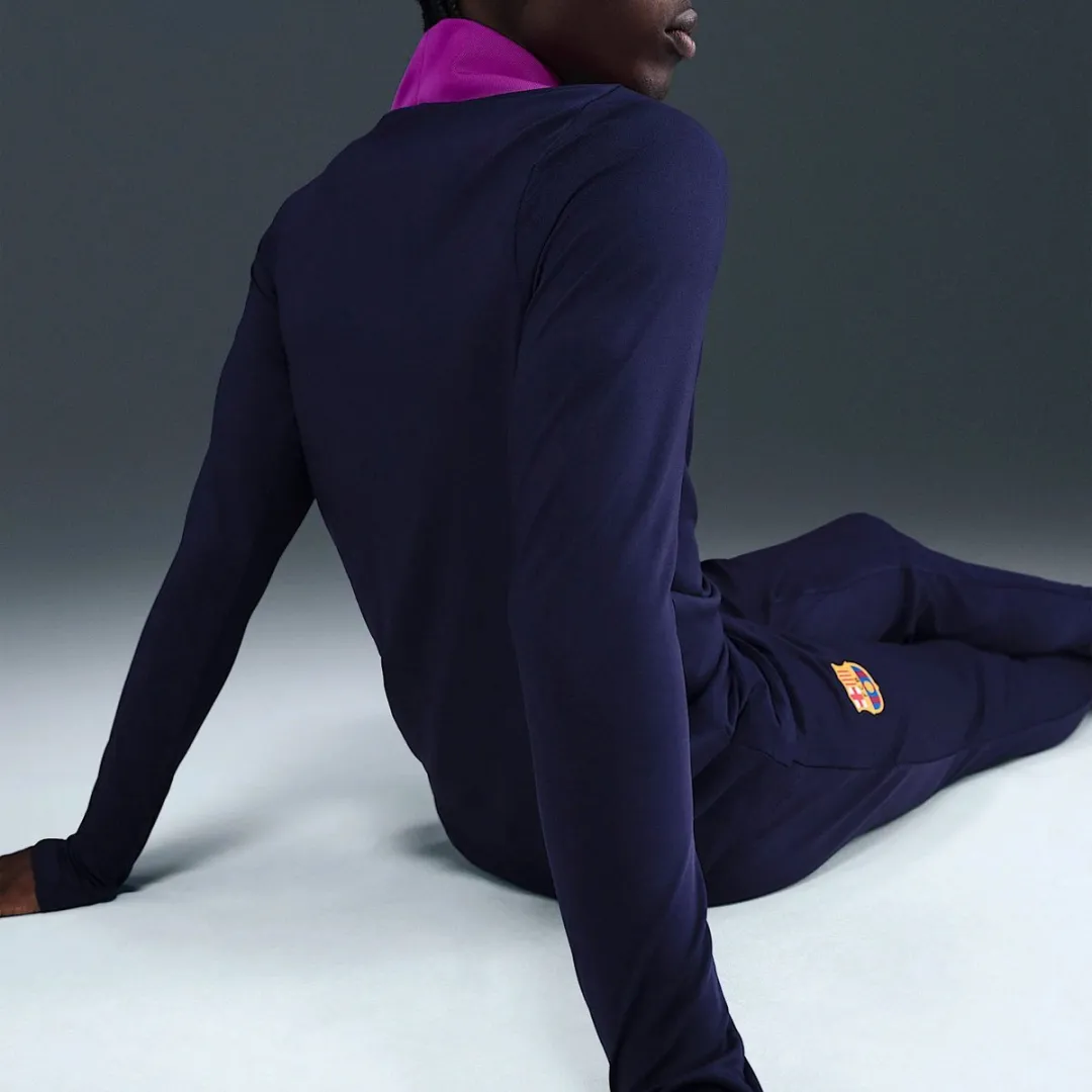 Nike Barcelona Dri-FIT Strike Sportshirt - XL - Donkerblauw/Geel/Paars