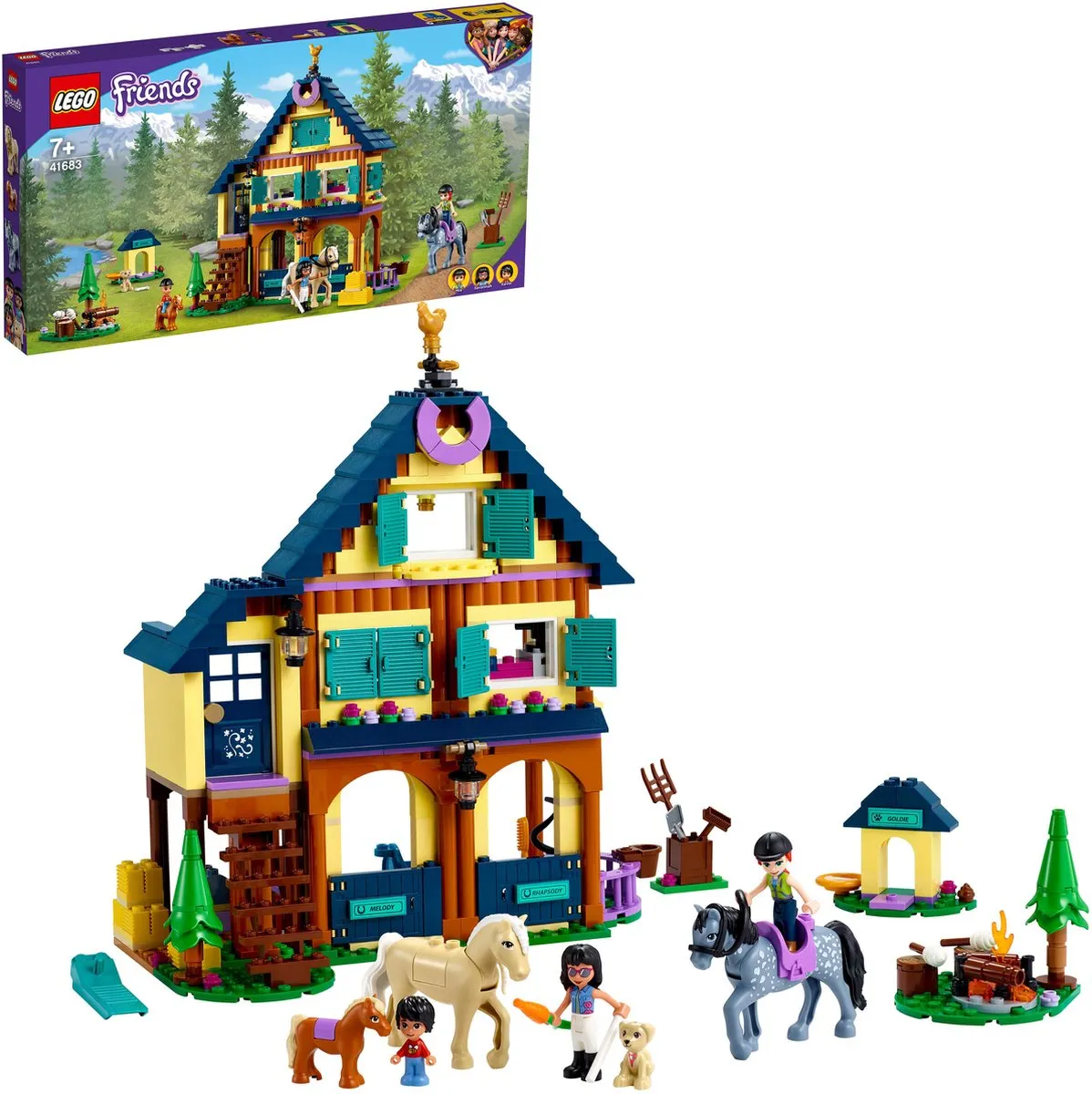 LEGO Friends Paardrijbasis 41683 - 511 Stukken - Multikleur - afbeelding 3 van 6