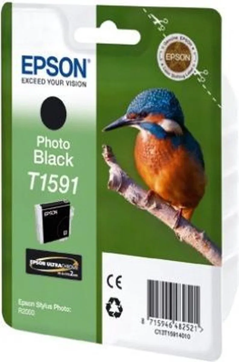 Epson T1591 Inktcartridge Foto Zwart - 17ml