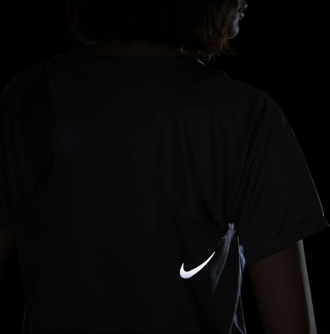 Nike Dri-FIT Race Sportshirt DD5927-010 - XS - Zwart