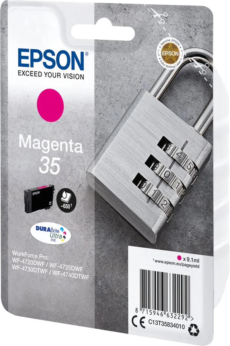 Epson 35 C13T35834010 Magenta Inktpatroon