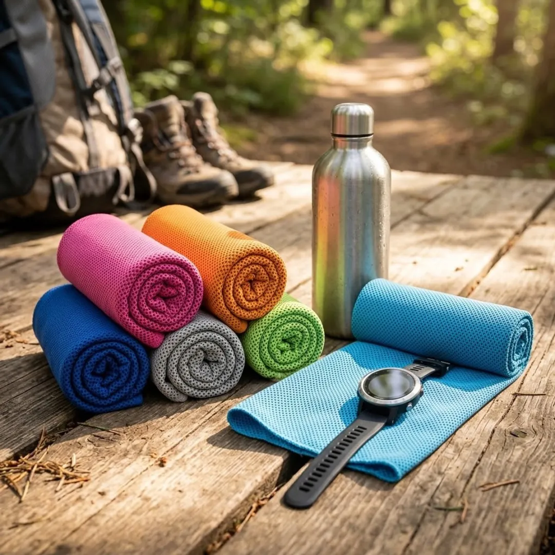 NuveX Sport Handdoekset 6-delig - Roze/Blauw/ Groen