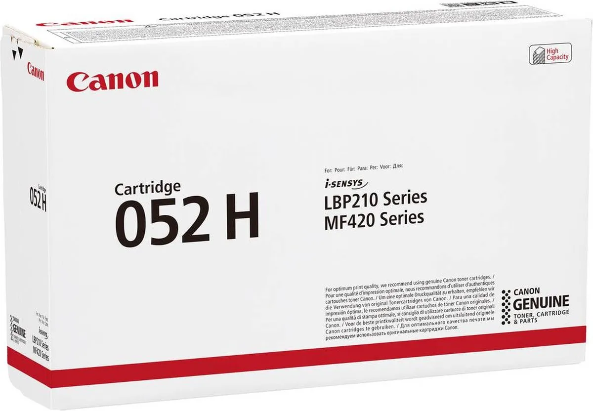 Canon 052H Toner - Zwart - afbeelding 6 van 6
