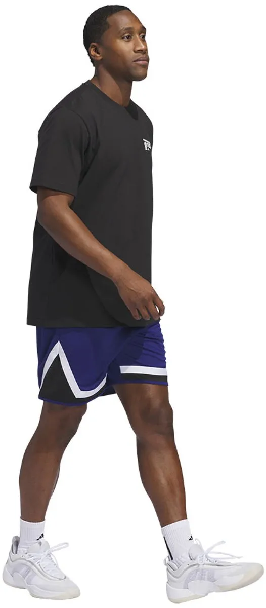 Adidas Worldwide Hoops T-shirt - Zwart XL