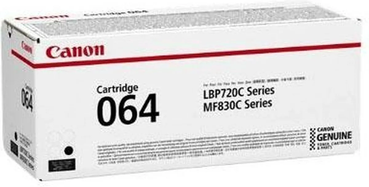 Canon 064 Zwart Tonercartridge 6000 pagina's