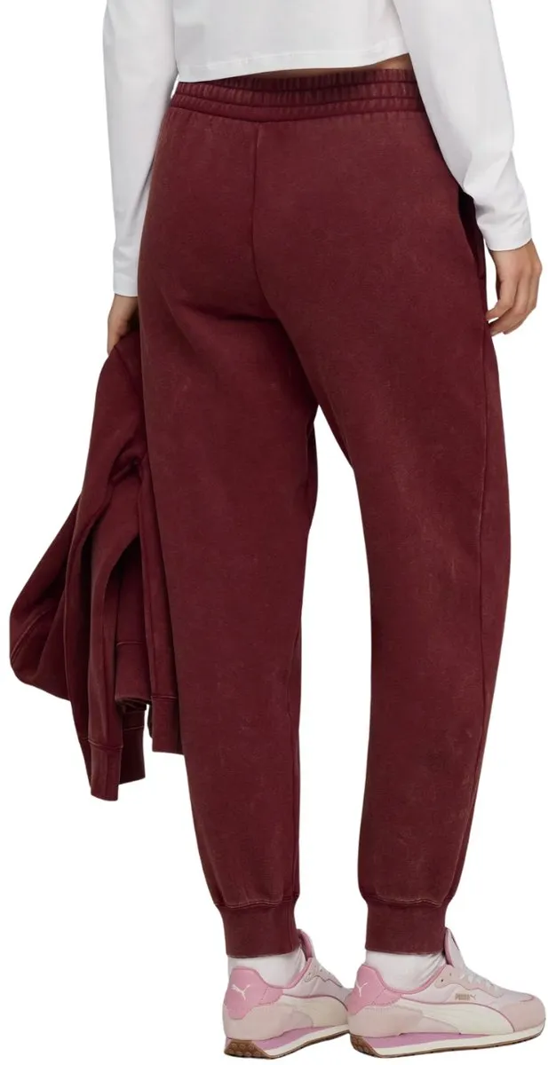 PUMA ESS Elevated Comfort Sweatpants Dames - XL - Bordeauxrood