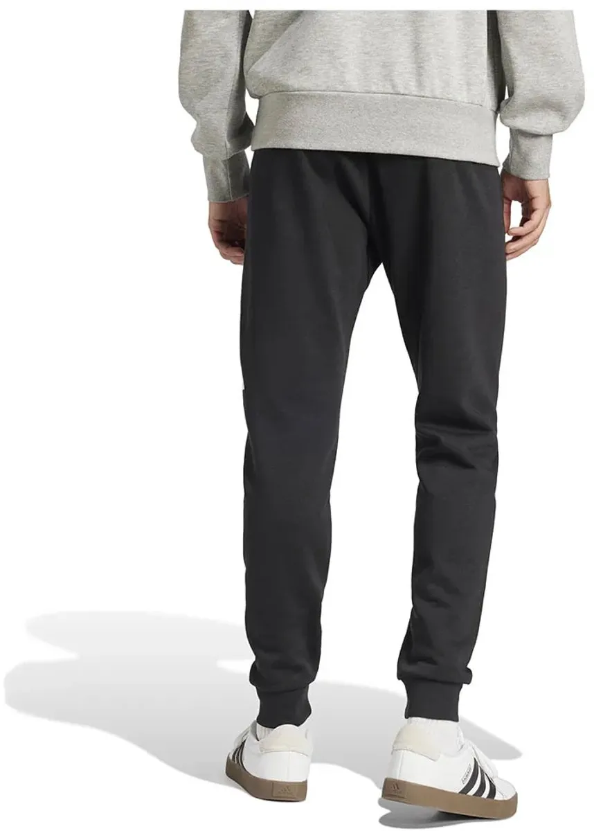 adidas Essentials Big Logo Cuffed Fleece Joggers - Zwart S