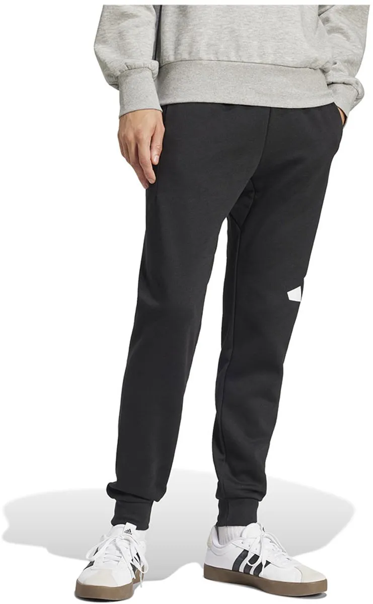 adidas Essentials Big Logo Cuffed Fleece Joggers - Zwart S
