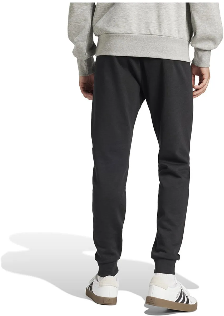 adidas Essentials Big Logo Cuffed Fleece Joggers - Zwart S
