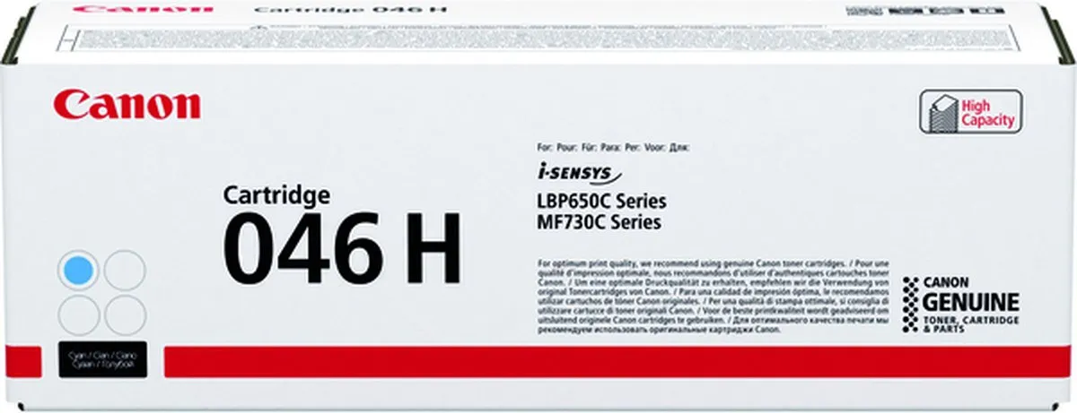 Canon CRG-046H Tonercartridge Cyaan - 5000 pagina's