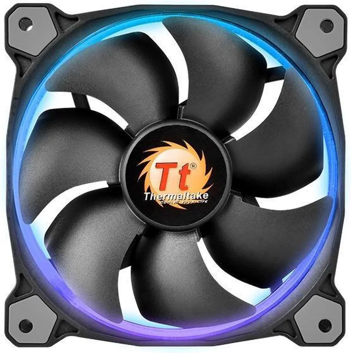 Thermaltake RIing 14 CL-F043-PL14SW-B Ventilator - 3x 14cm Zwart