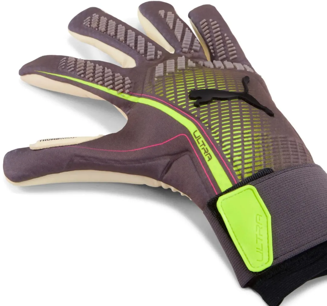 PUMA Ultra Ultimate Hybrid Keepershandschoenen - Maat 9 - Geel/Grijs