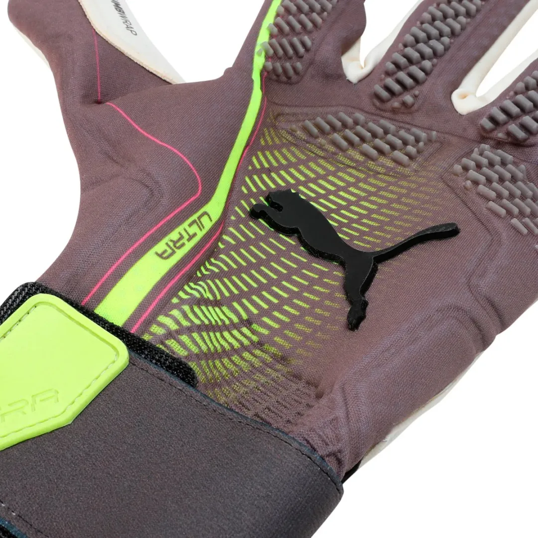 PUMA Ultra Ultimate Hybrid Keepershandschoenen - Maat 9 - Geel/Grijs
